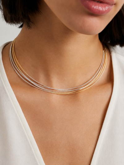 Threads of Golden Starlight Necklace